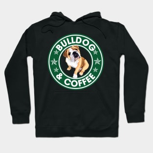 Bulldog And Coffee Hoodie